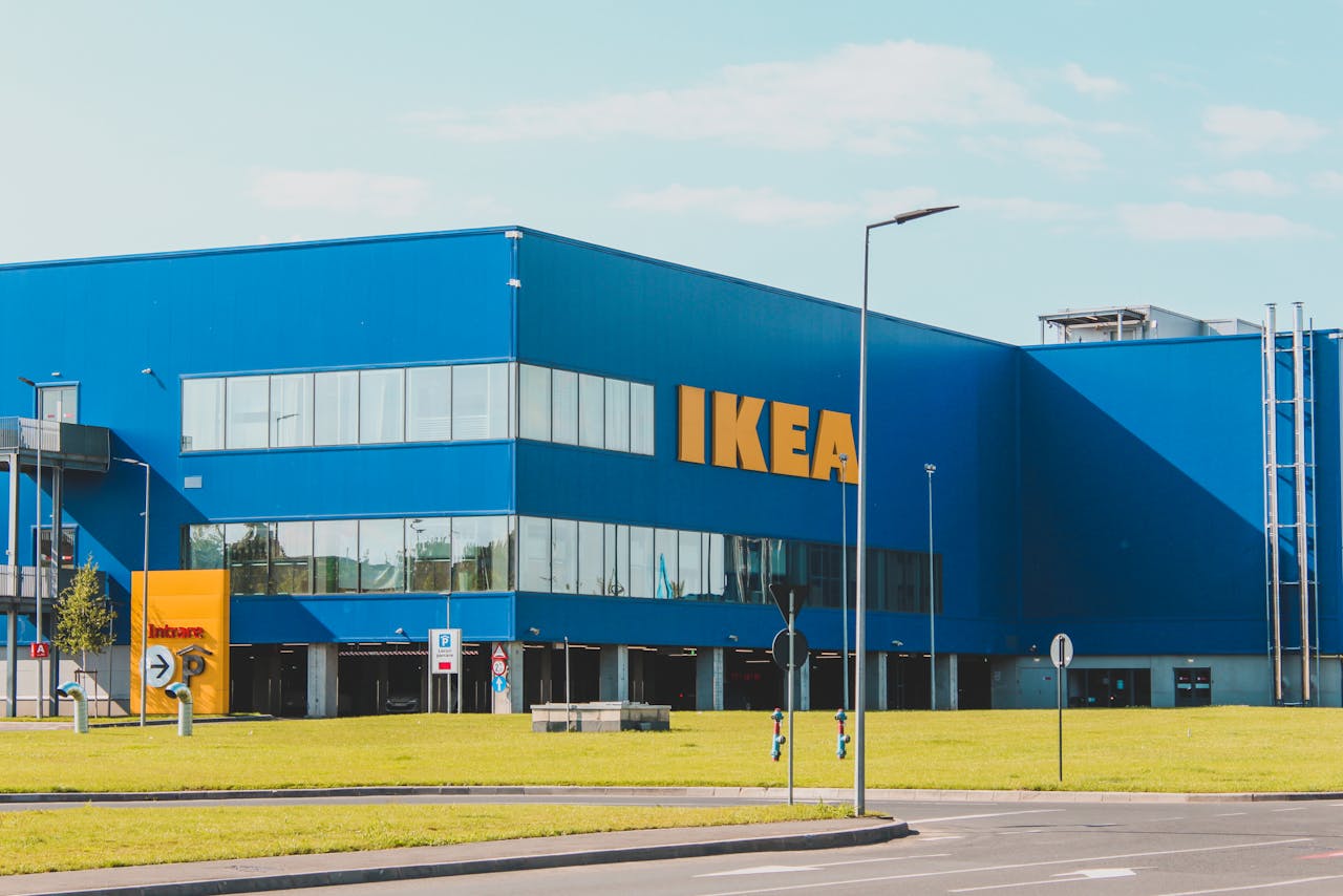 Crafting Captivating Headlines: Your awesome post title goes here Exterior view of a modern IKEA store, showcasing its architectural design under a clear sky.